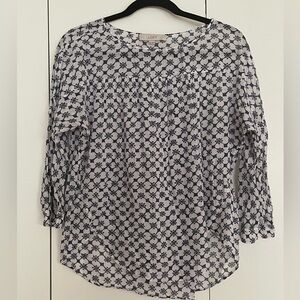 Loft Floral 3/4 Sleeve Top